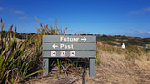 Photo by Hadija black and white wooden signage